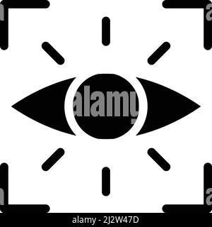 Eye Vector Icon Design Illustration Stock Vector