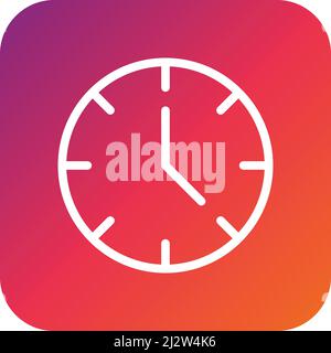 Clock Vector Icon Design Illustration Stock Vector
