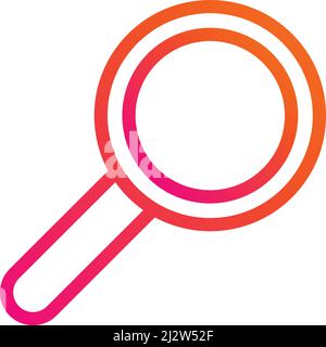 Search Vector Icon Design Illustration Stock Vector