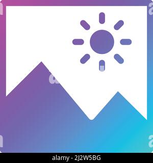 Picture Vector Icon Design Illustration Stock Vector