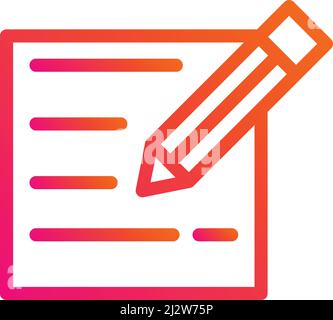 Edit Vector Icon Design Illustration Stock Vector
