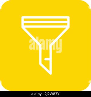 Filter Vector Icon Design Illustration Stock Vector