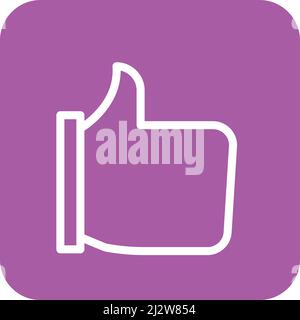 Like Vector Icon Design Illustration Stock Vector