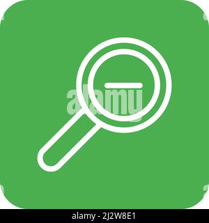 Zoom Out Vector Icon Design Illustration Stock Vector