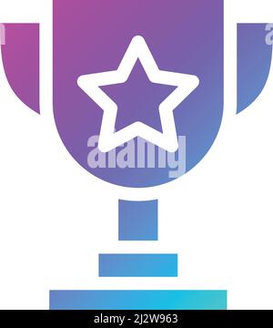 Trophy Vector Icon Design Illustration Stock Vector