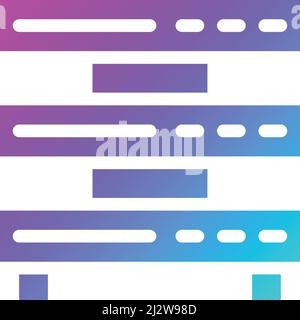 Server Vector Icon Design Illustration Stock Vector