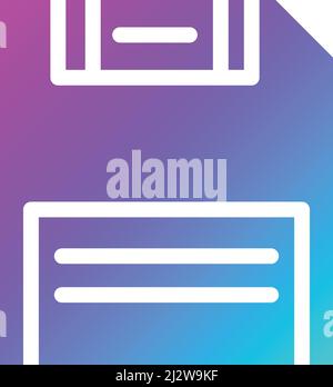 Floppy disk Vector Icon Design Illustration Stock Vector