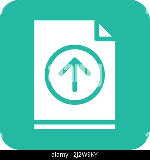Upload Vector Icon Design Illustration Stock Vector