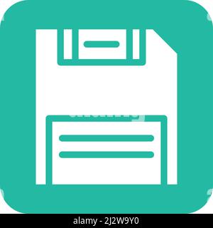 Floppy disk Vector Icon Design Illustration Stock Vector
