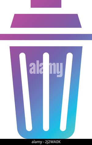 Trash Vector Icon Design Illustration Stock Vector