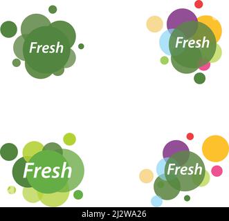 Fresh logo vector icon template Stock Vector Image & Art - Alamy