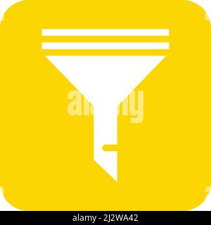 Filter Vector Icon Design Illustration Stock Vector