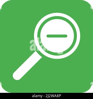 Zoom Out Vector Icon Design Illustration Stock Vector