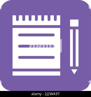 Note book Vector Icon Design Illustration Stock Vector