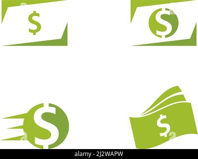 Business acounting money mobile cash logo vector template Stock Vector