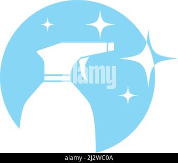 Cleaning logo and symbol ilustration vector template Stock Vector