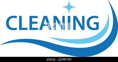 Cleaning logo and symbol ilustration vector template Stock Vector
