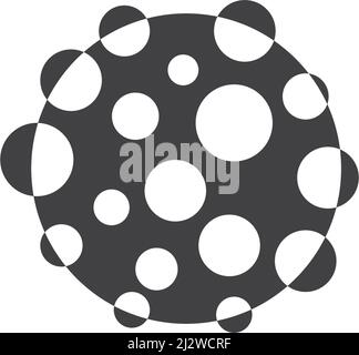 Bacterial Probiotic icon vector flat design Stock Vector