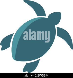 Turtle logo vector illustration design Stock Vector