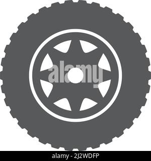 Tires illustration logo vector template Stock Vector