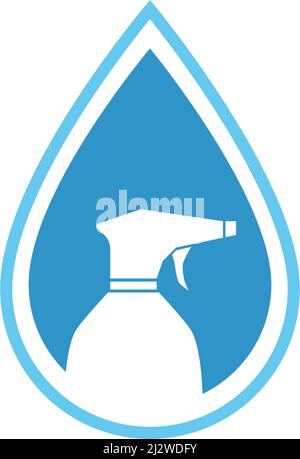 Cleaning logo and symbol ilustration vector template Stock Vector
