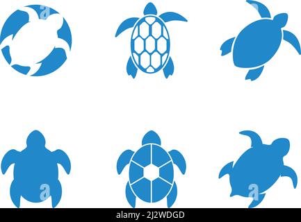 Turtle logo vector illustration design Stock Vector