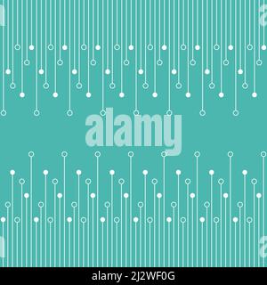 Circuit technology illustration vector template Stock Vector