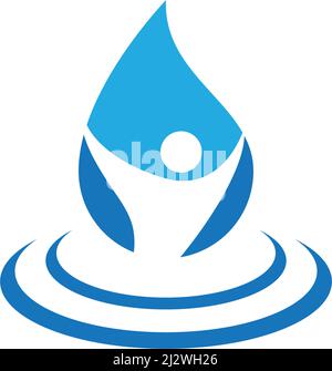 water drop Logo Template vector illustration Stock Vector