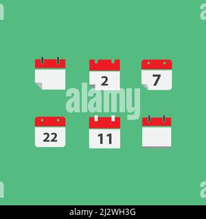 Calendar icon vector illustration flat design Stock Vector Image & Art ...
