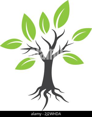 Tree logo template vector illustration Stock Vector