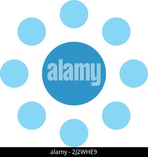 Light icon illustration vector flat design Stock Vector