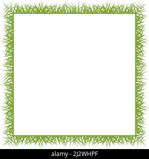 Natural Grass ilustration logo vector design Stock Vector
