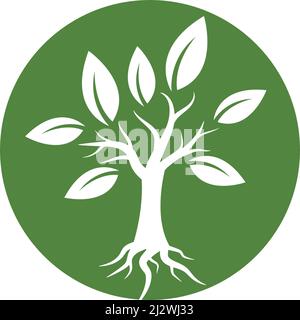 Tree logo template vector illustration Stock Vector