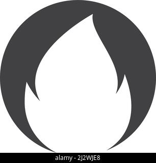 Fire flame Logo Template vector Stock Vector