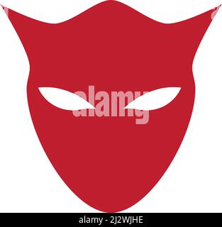 Devil character logo ilustration vector template Stock Vector