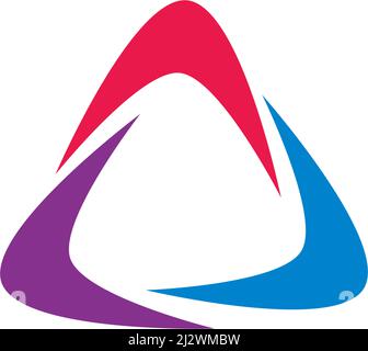 Business Triangle Logo vector Template Stock Vector