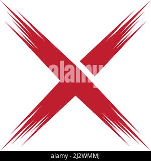 X Letter Logo Template vector design Stock Vector