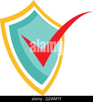 Shield logo template vector illustration Stock Vector