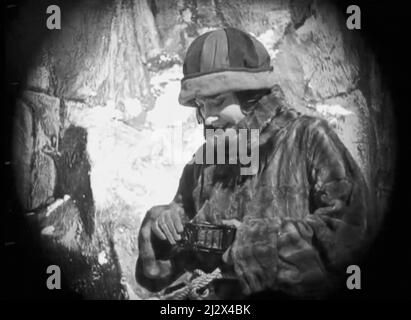 Beyond the rocks 1922 vintage film cell Stock Photo