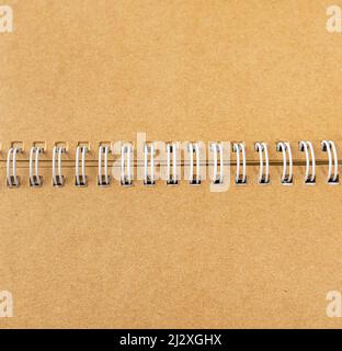 Craft sheet notebook background Stock Photo