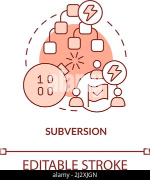 Subversion concept icon Stock Vector Image & Art - Alamy