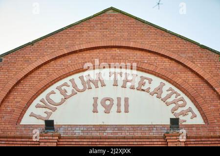 Crewe, Cheshire.  Lyceum Theatre 1911 Stock Photo