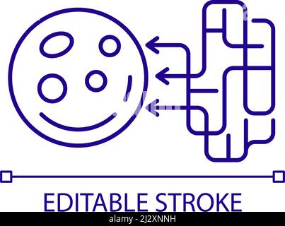 Moon exploration technology RGB color icon Stock Vector