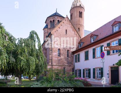 Worms, Dominican monastery of St. Paul with Heidenturm Stock Photo