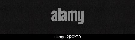 Black felt abstract background. Panoramic seamless texture. Stock Photo