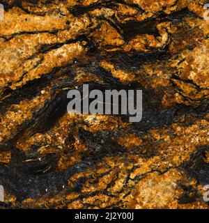 Close-up of red marble. Seamless square background, tile ready. Stock Photo