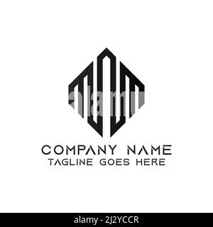Letter MM logo design template. This logo is very suitable for any kind of business or industry that is engaged in any field. Stock Vector