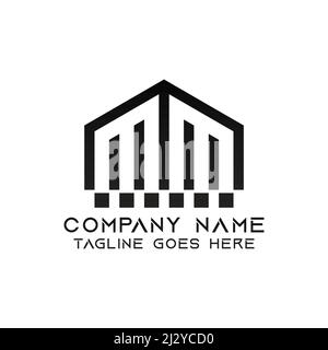 Letter MM logo design template. This logo is very suitable for any kind of business or industry that is engaged in any field. Stock Vector