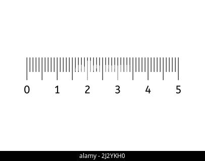 Ruler measuring scale markup for rulers inch Vector Image