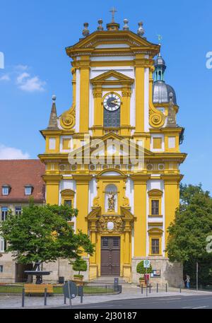 Kitzingen, Evangelical City Church, facade Stock Photo